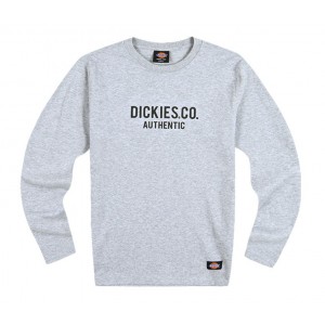DICKIES Logo Long Sleeves Tee - Grey